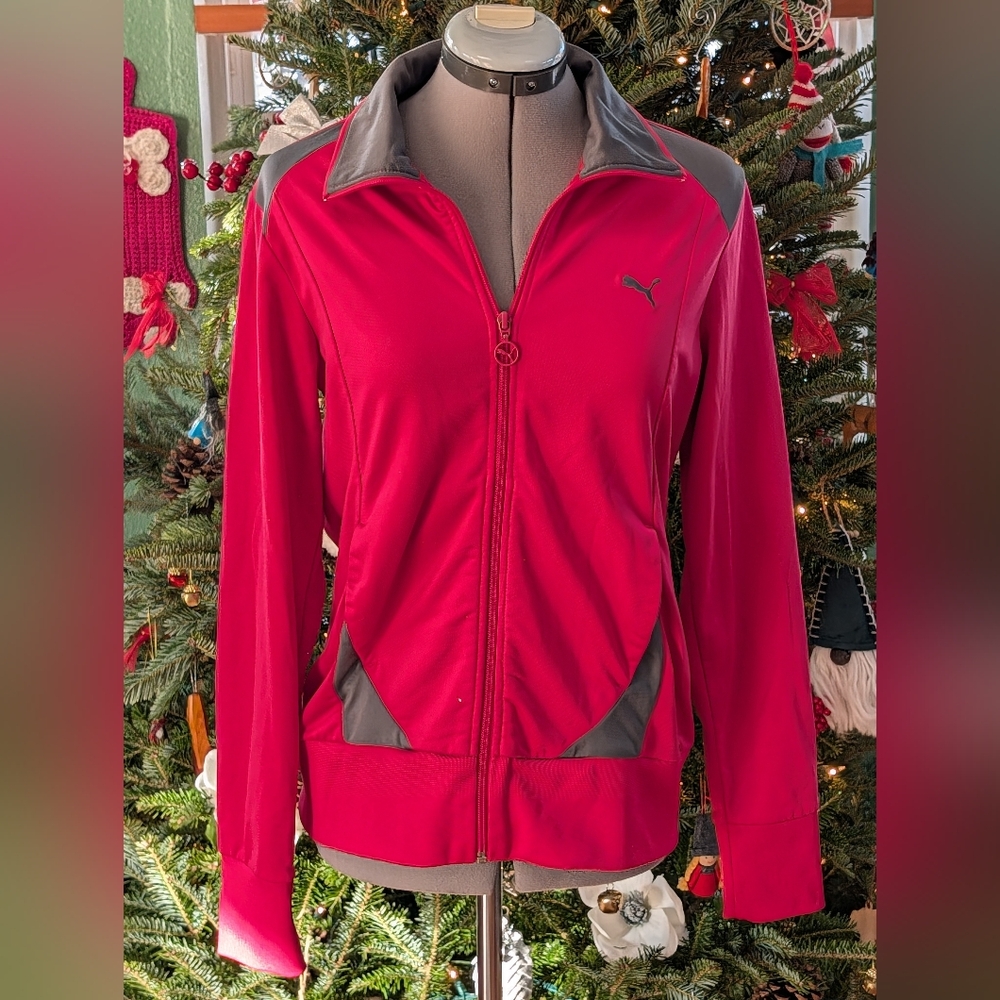 Puma Women's Red Track Jacket